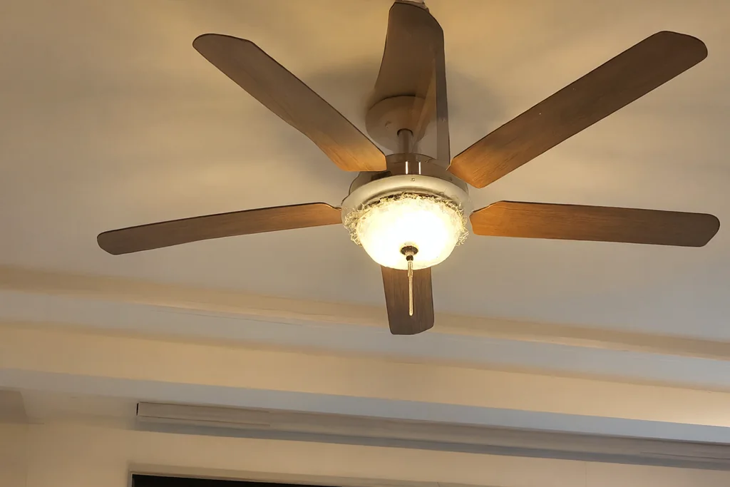 Ventilador de techo con luz: diámetro, altura y mando