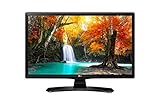 LG 24MT49S-PZ - Monitor TV de 24' (60 cm, Smart TV LED HD, 1366 x 768 Pixels, Modo Cine, Modo Juego), Color Negro Brillante