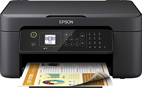 Epson WorkForce WF-2810DWF - Impresora multifunción de inyección de tinta 4 en 1 (impresora, escáner, copia, fax, WiFi, dúplex, cartuchos individuales, DIN A4), color negro