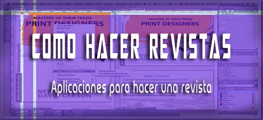 Aplicaciones para hacer una revista